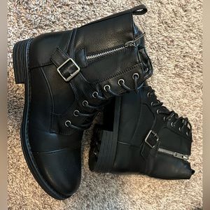 Black Combat Boots